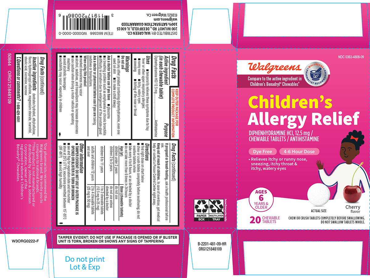 Pill image for Walgreens 44-481-childrens Allergy Relief