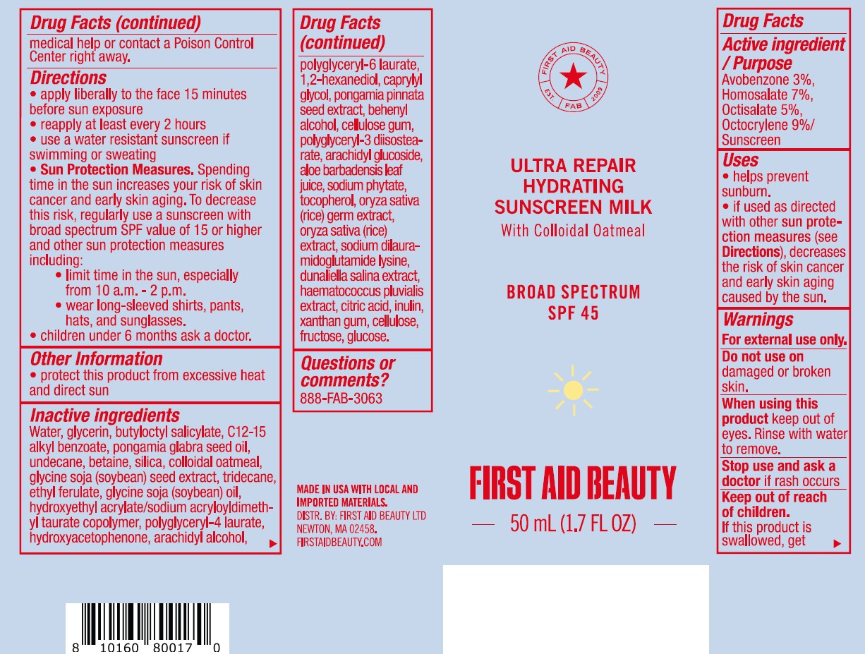 Pill image for First Aid Beauty Ultra Repair Hydrating Sunscreen Milk Broad Spectrum Spf 45