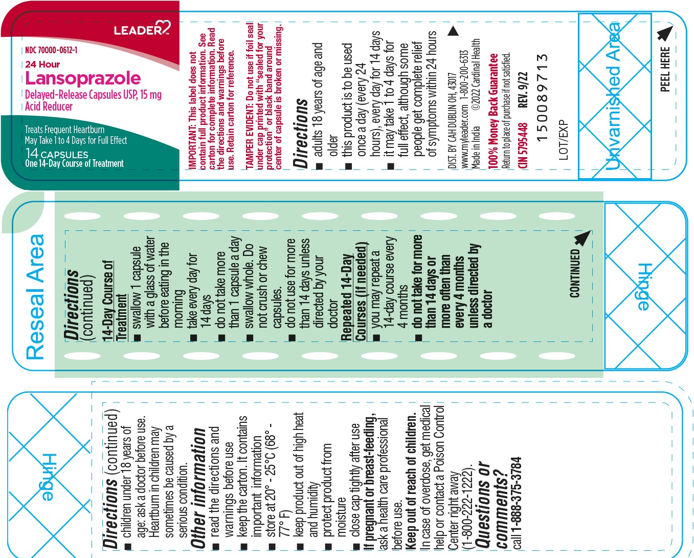 Pill image for Lansoprazole Delayed Release Capsules Usp