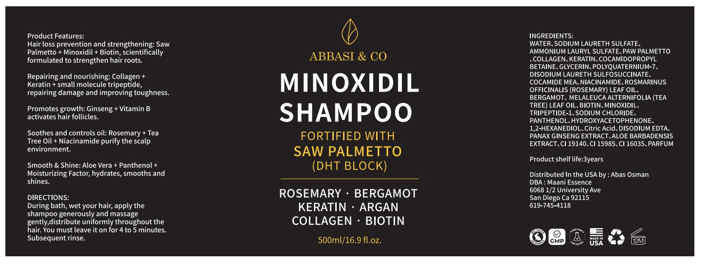 Pill image for Abbasi & Co Minoxidil Shampoo