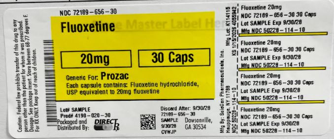 Pill image for Fluoxetine Hcl