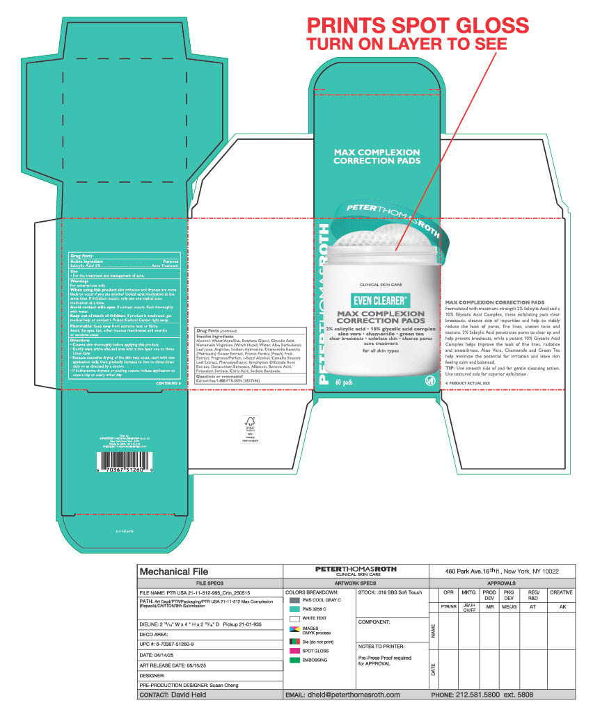 Pill image for Max Complexion Correction Pads (32-50-1)