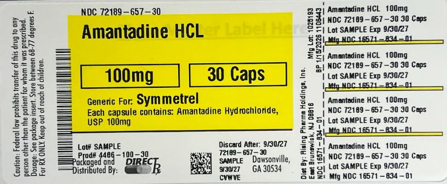 Pill image for Amantadine Hcl