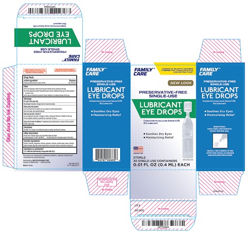 Pill image for Family Care 685 Single Use Lubricant Eye Drop 0.4ml 30ct