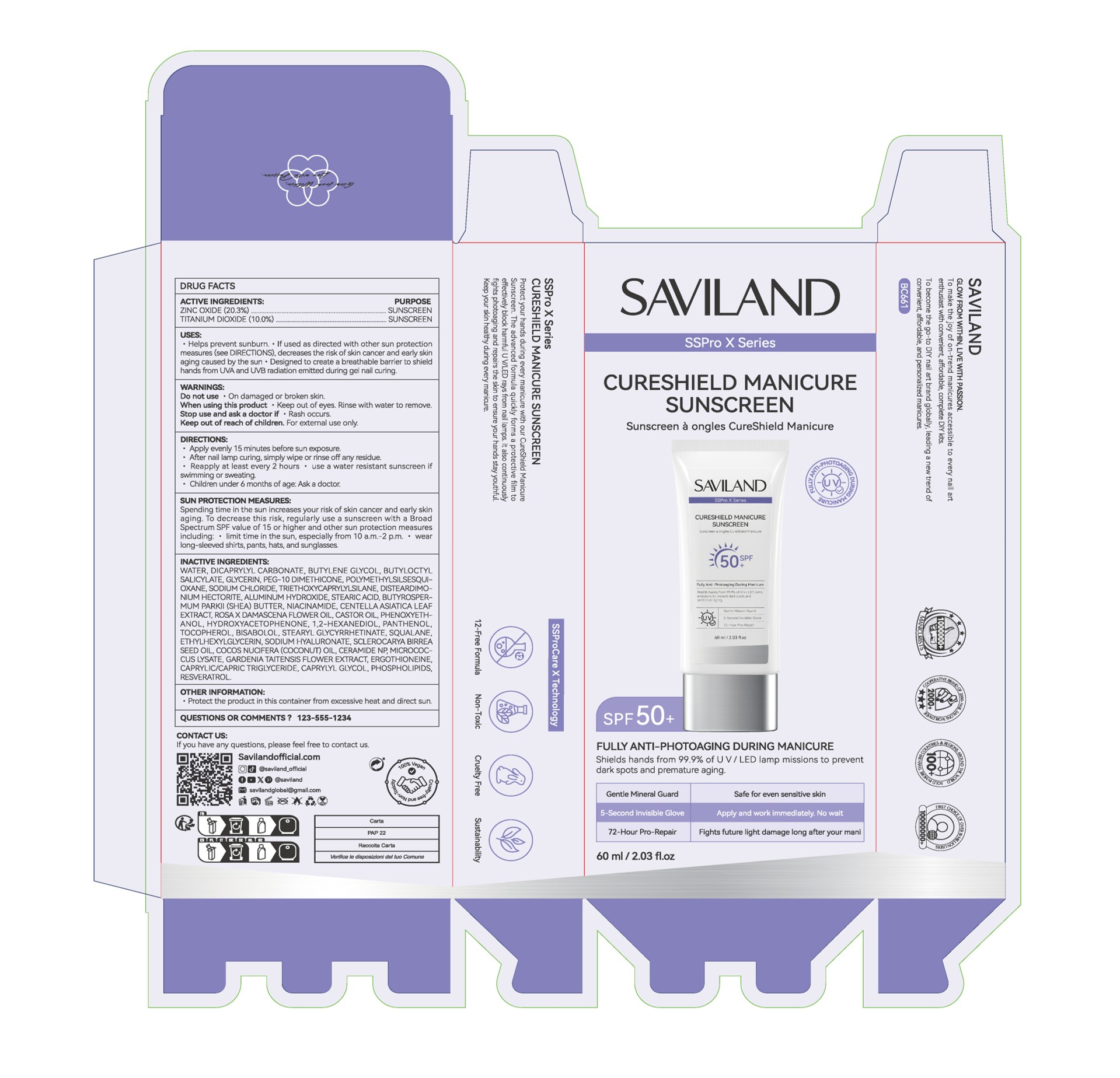 Pill image for 85966-009 Cureshield Manicure Sunscreen