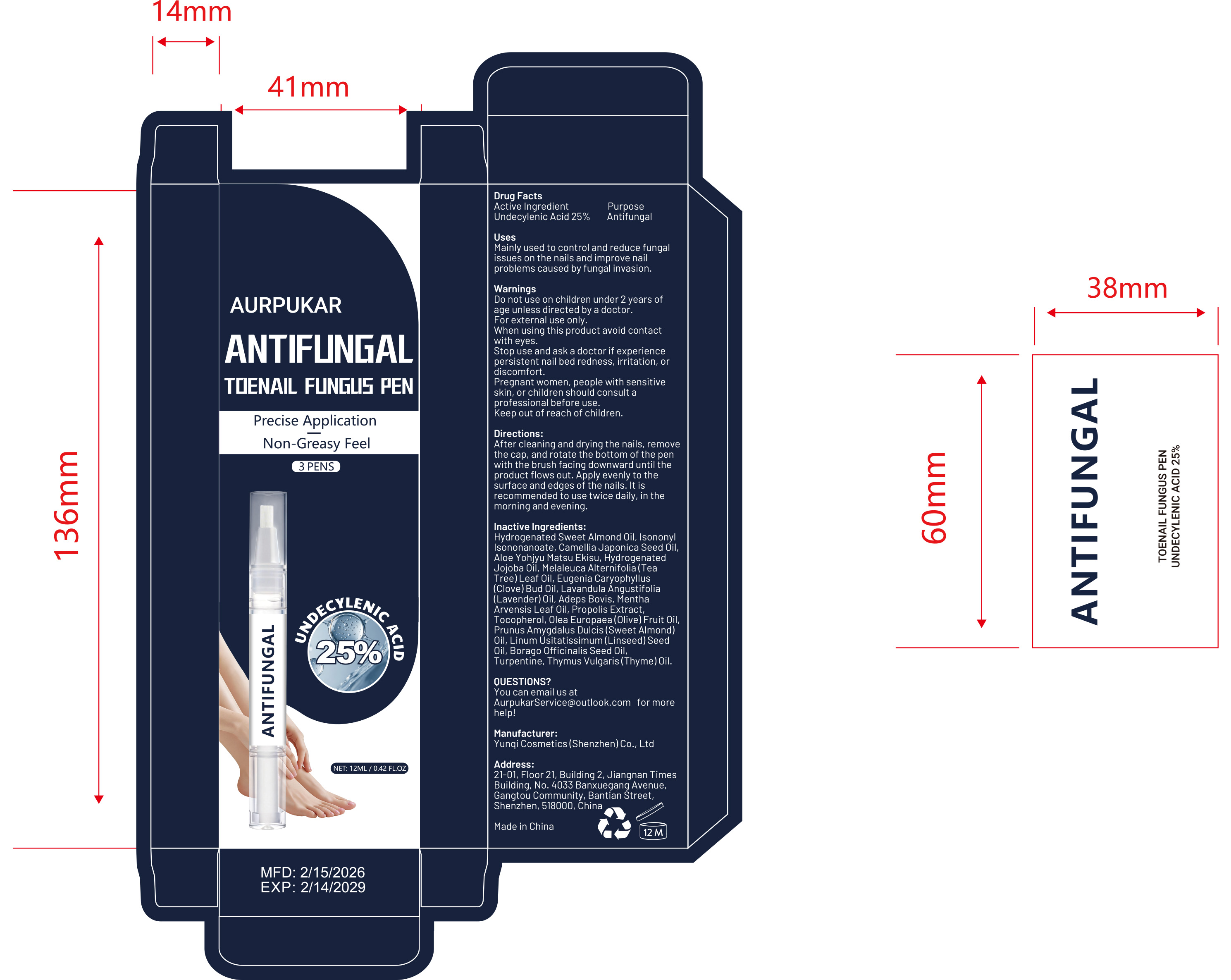 Pill image for 84763-009 Antifungal Toenail Fungus Pen