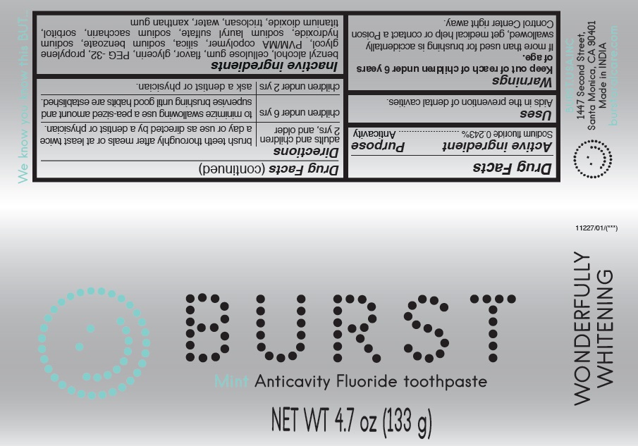 Pill image for Burst Toothpaste