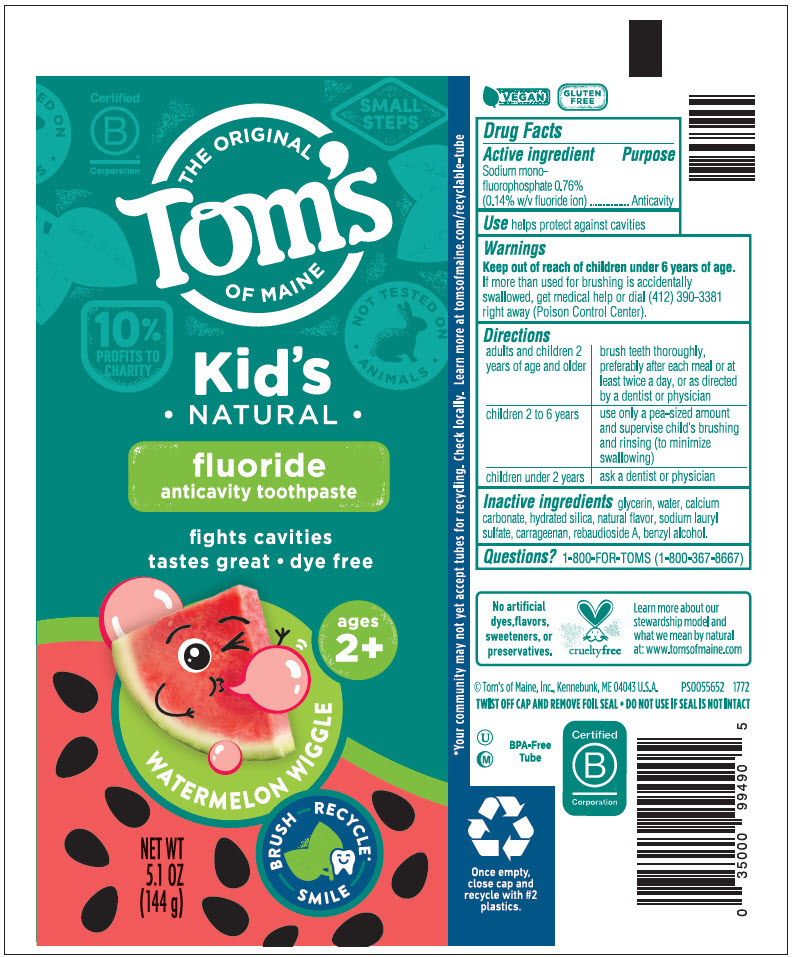 Pill image for Tom's Kid's Watermelon Wiggle