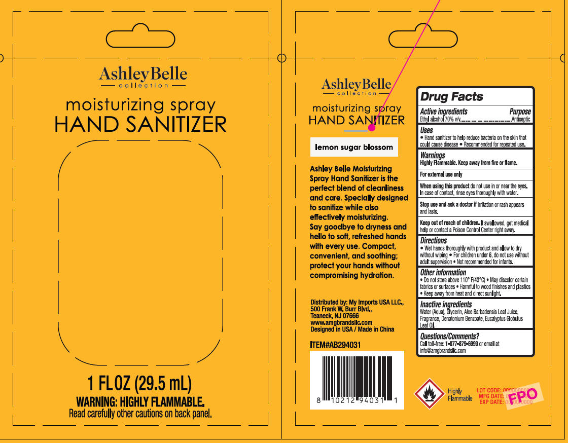 Pill image for Ashleybelle Moisturizing Spray Hand Sanitizer Lemon Sugar Blossom