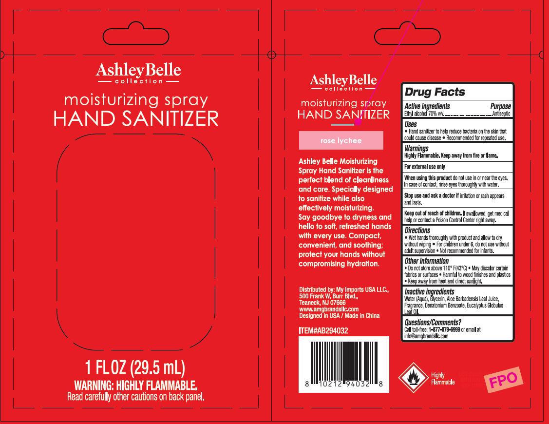 Pill image for Ashleybelle Moisturizing Spray Hand Sanitizer Rose Lychee