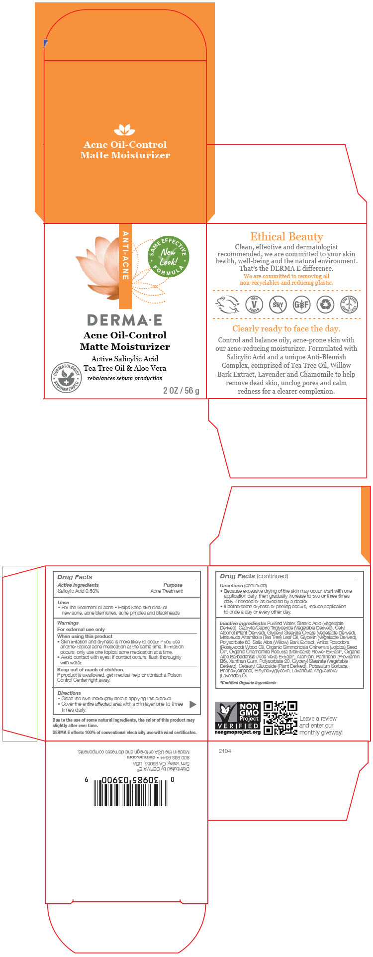 Pill image for derma e acne matte moisturizer