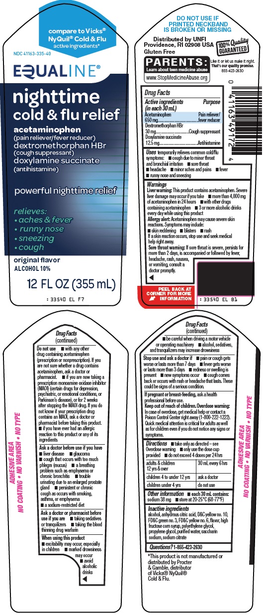 Pill image for Supervalu Inc. Nighttime Cold & Flu Relief Drug Facts