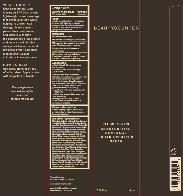 Pill image for Beautycounter Dew Skin Moisturizing Coverage Spf 20 Tan