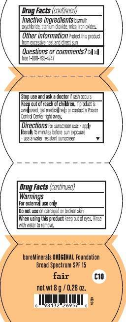 Pill image for Baremineral Original Spf 15 Foundation Fair
