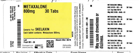 Pill image for Metaxalone