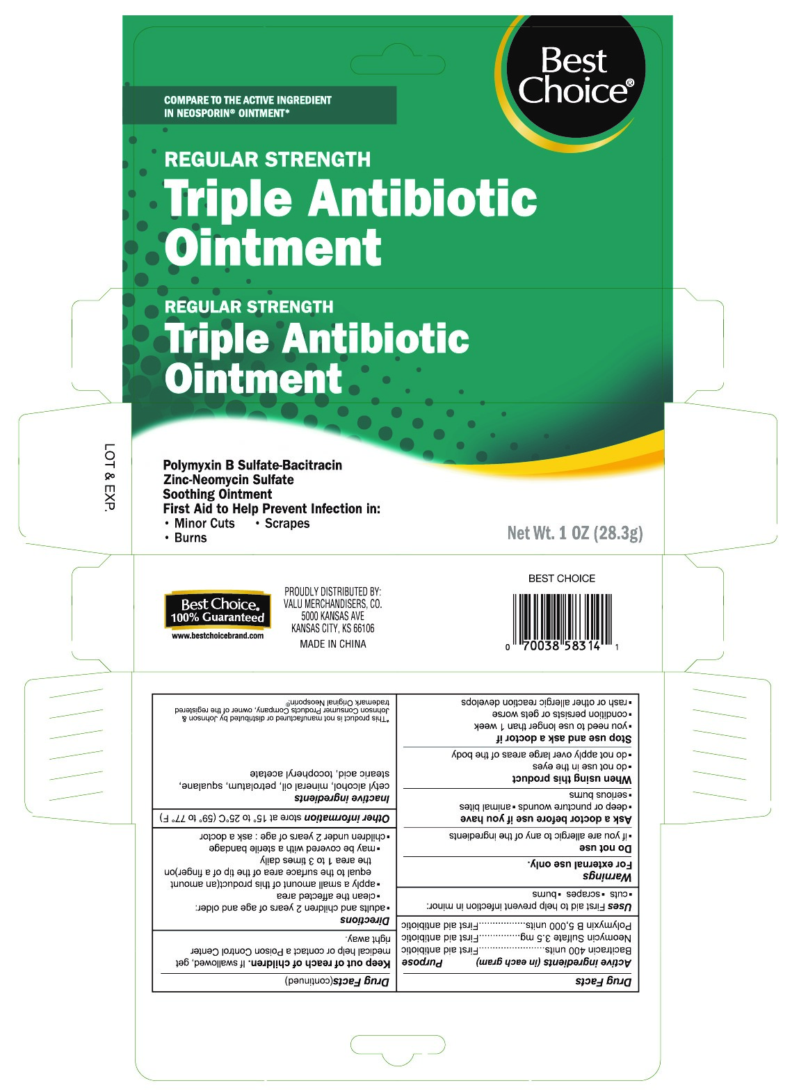 Pill image for Best Choice Triple Antibiotic Ointment