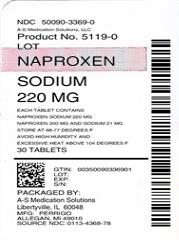 Pill image for Perrigo Naproxen Sodium Tablets, 220 Mg Drug Facts