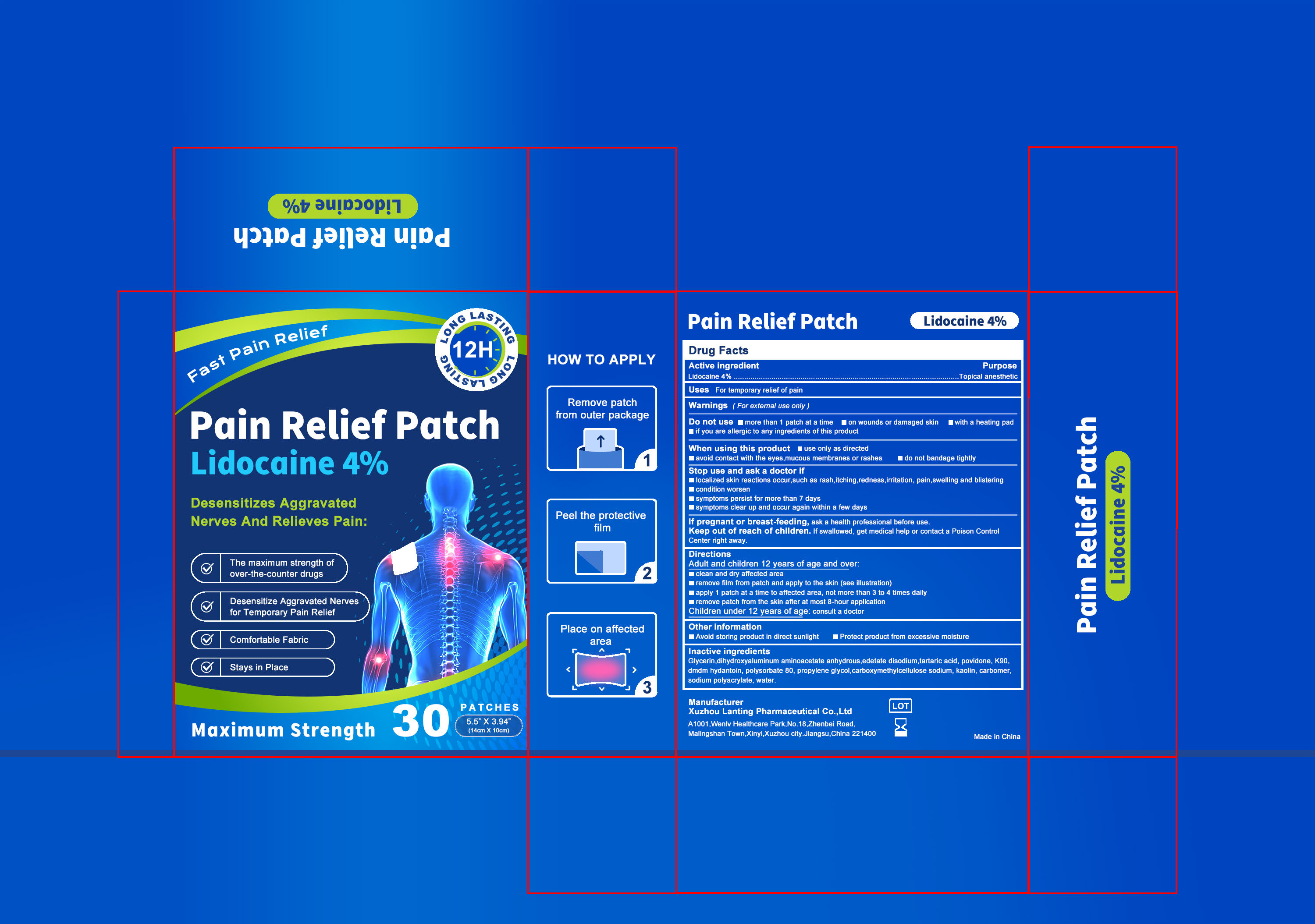 Pill image for 87278-003 4% Lidocaine Pain Relief Patch