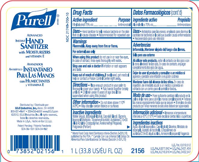 Pill image for Purell Advanced Hand Sanitizer