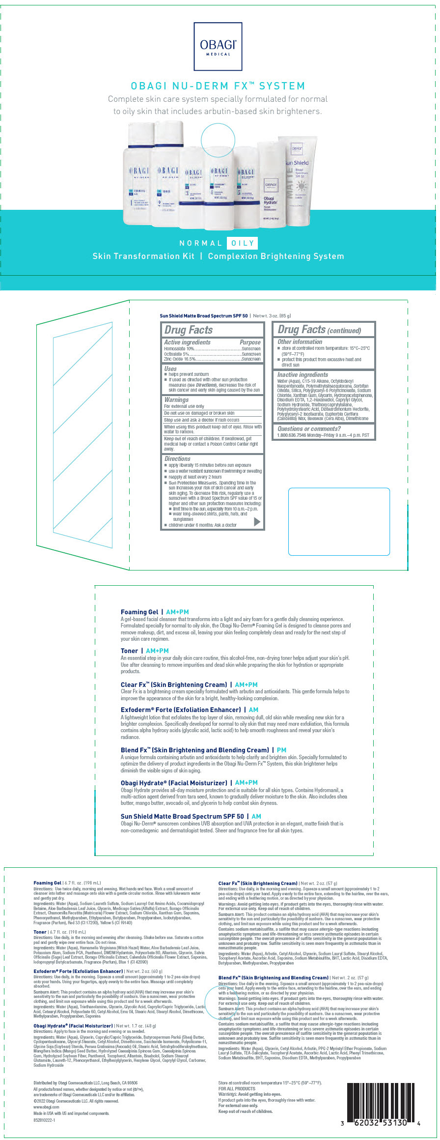 Pill image for Obagi Nu-derm Fx™ System Normal-oily Skin Transformation