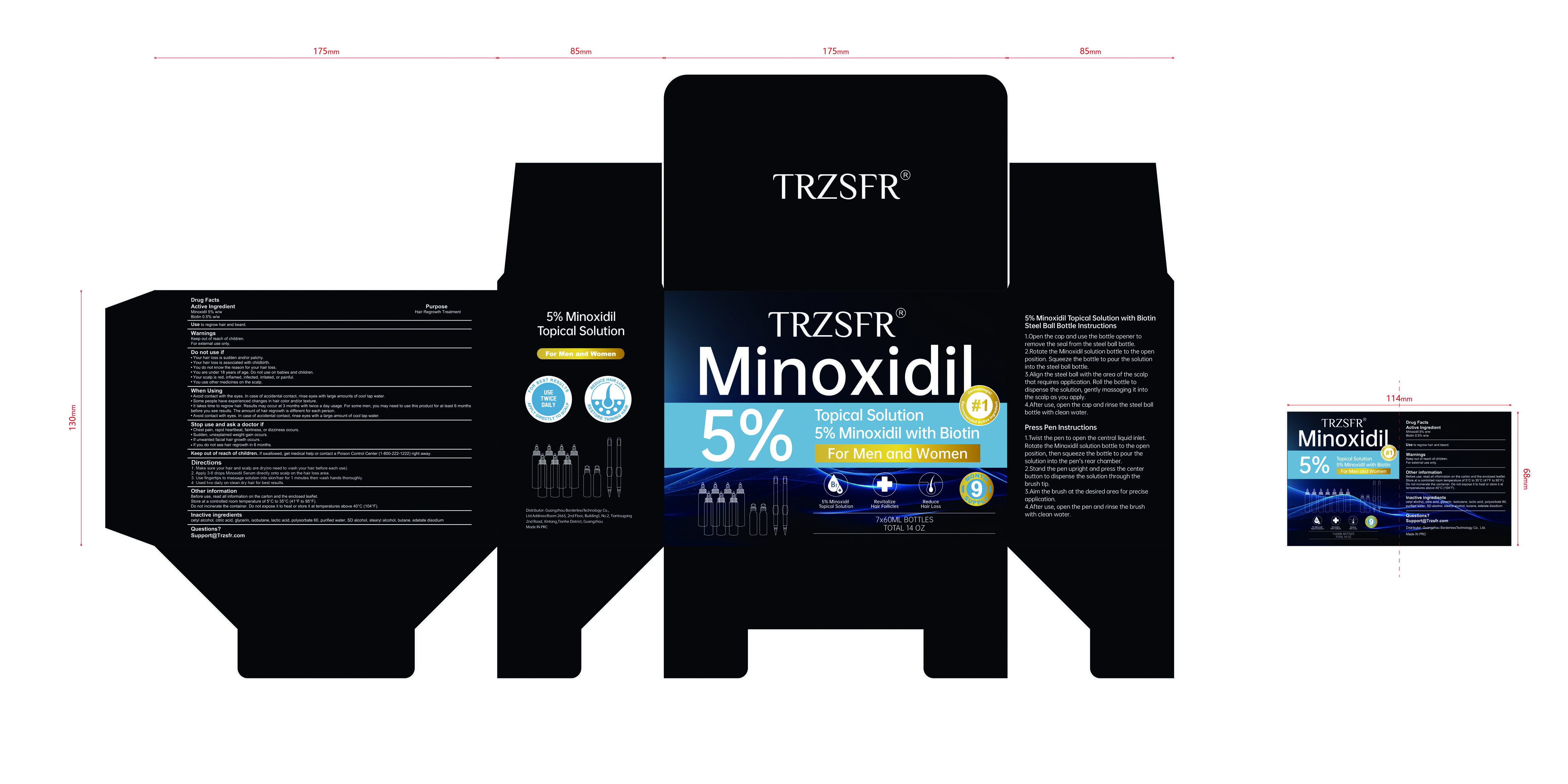 Pill image for 85304-024 Trzsfr 5% Minoxidil Hair Growth Sprays Serum