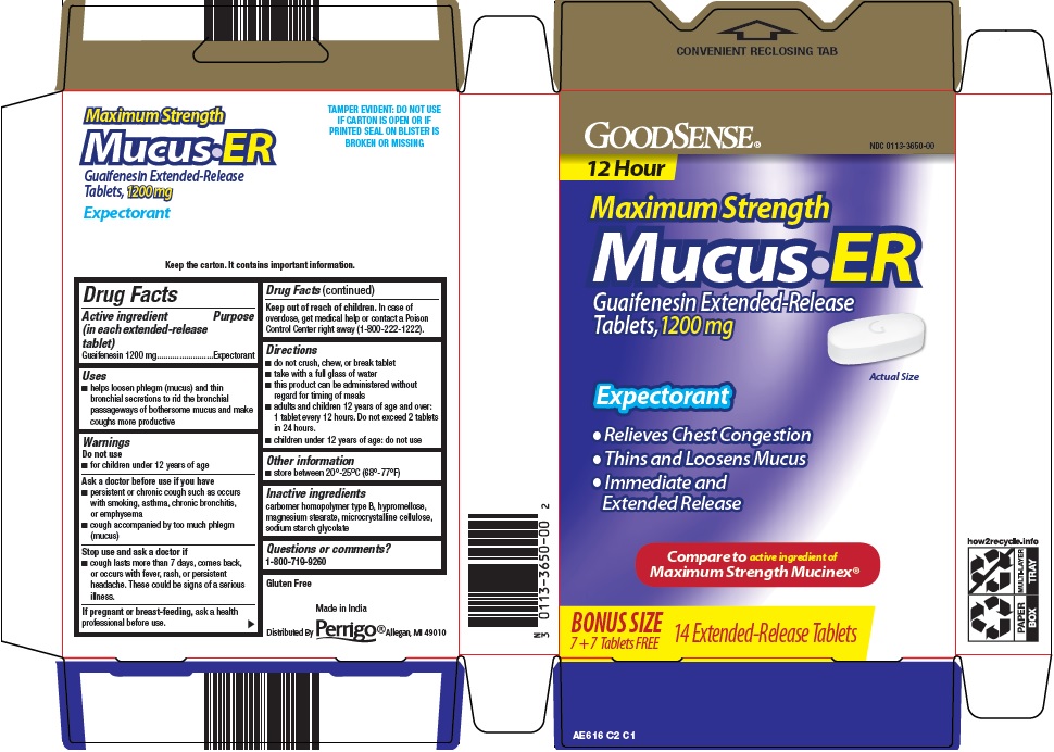 Pill image for Perrigo Mucus•er Drug Facts