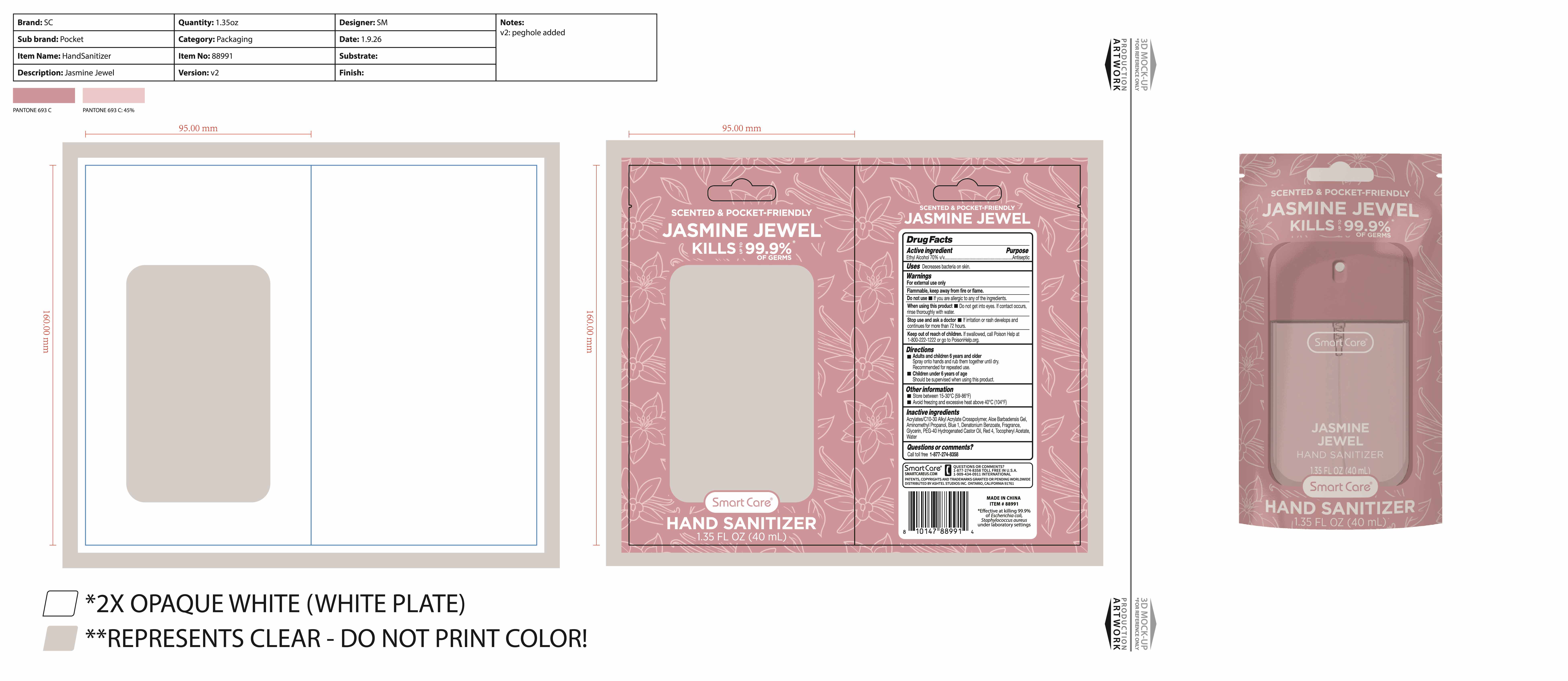 Pill image for Smart Care Hand Sanitizer Jasmine Jewel