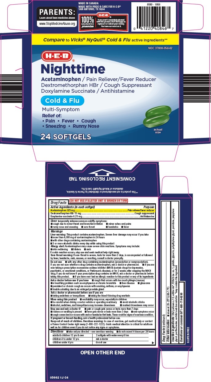Pill image for Heb Night Time Drug Facts