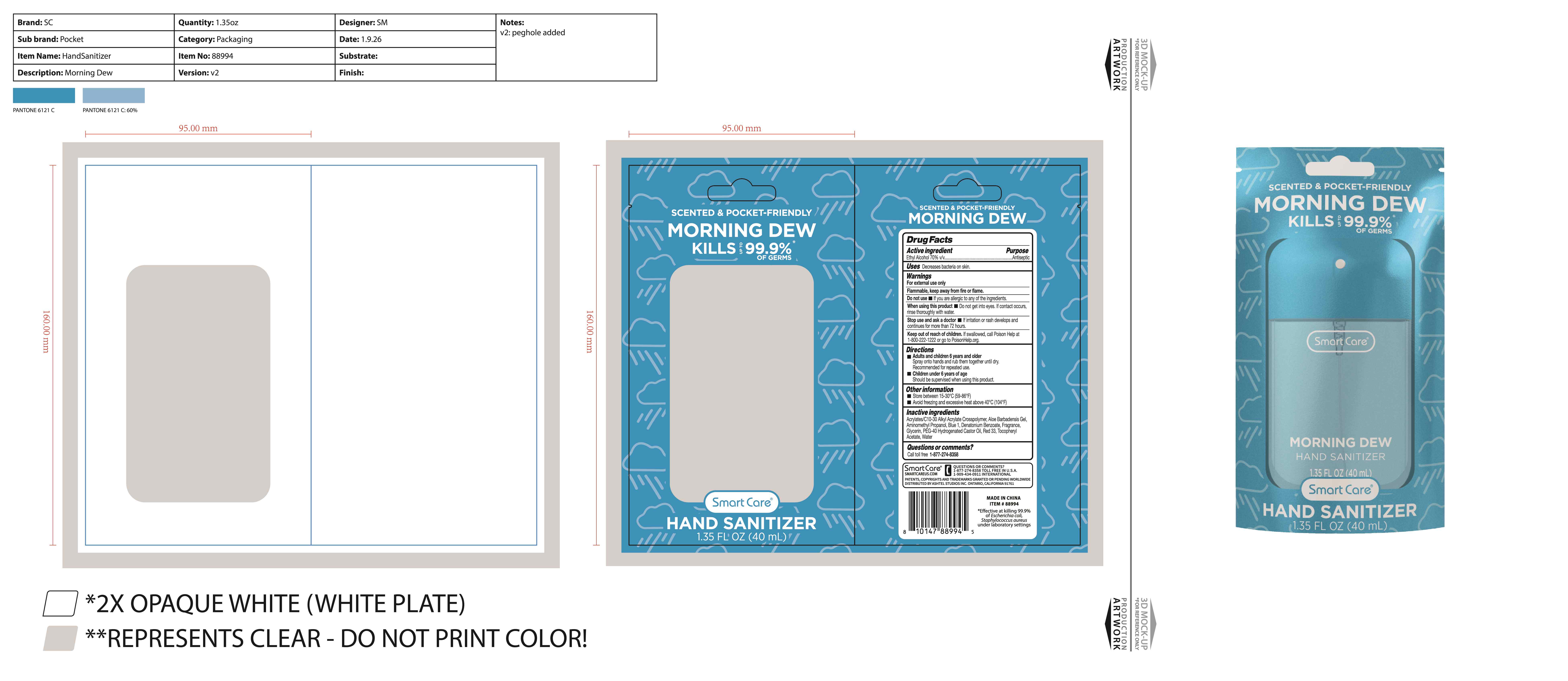 Pill image for Smart Care Hand Sanitizer Morning Dew