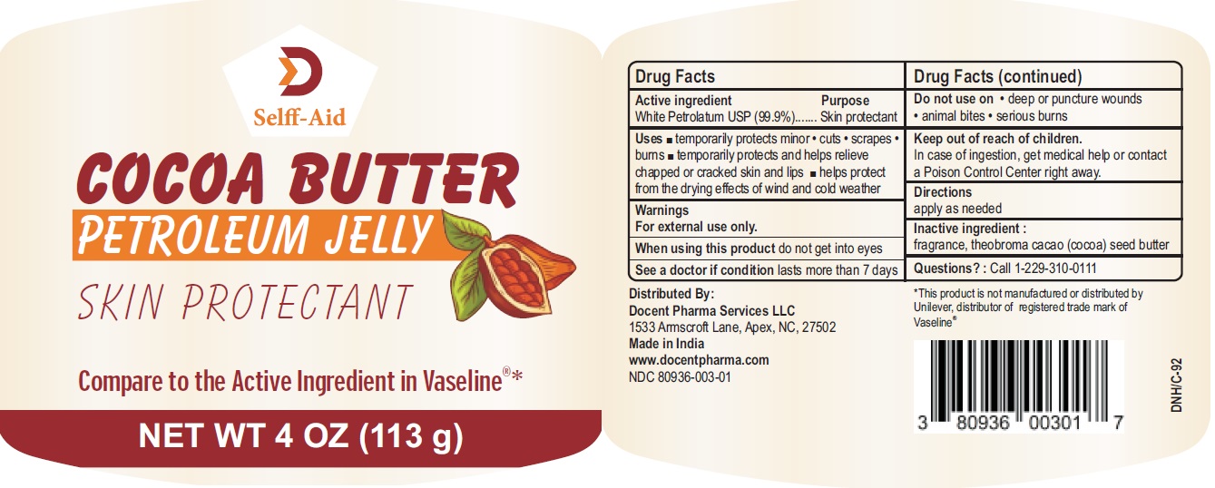Pill image for Selff-aid Cocoa Butter Petroleum Jelly