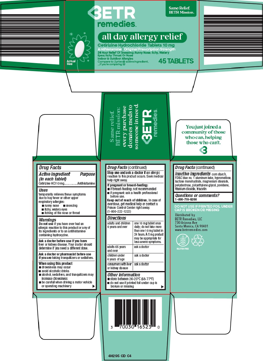 Pill image for Live Betr Llc All Day Allergy Relief Drug Facts