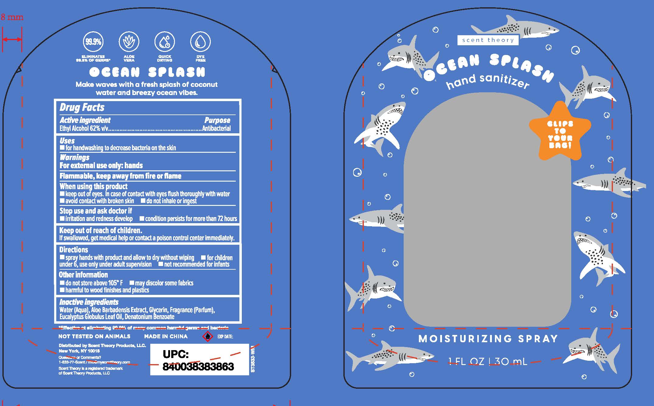 Pill image for hand sanitizer ocean splash (76891-165-02)