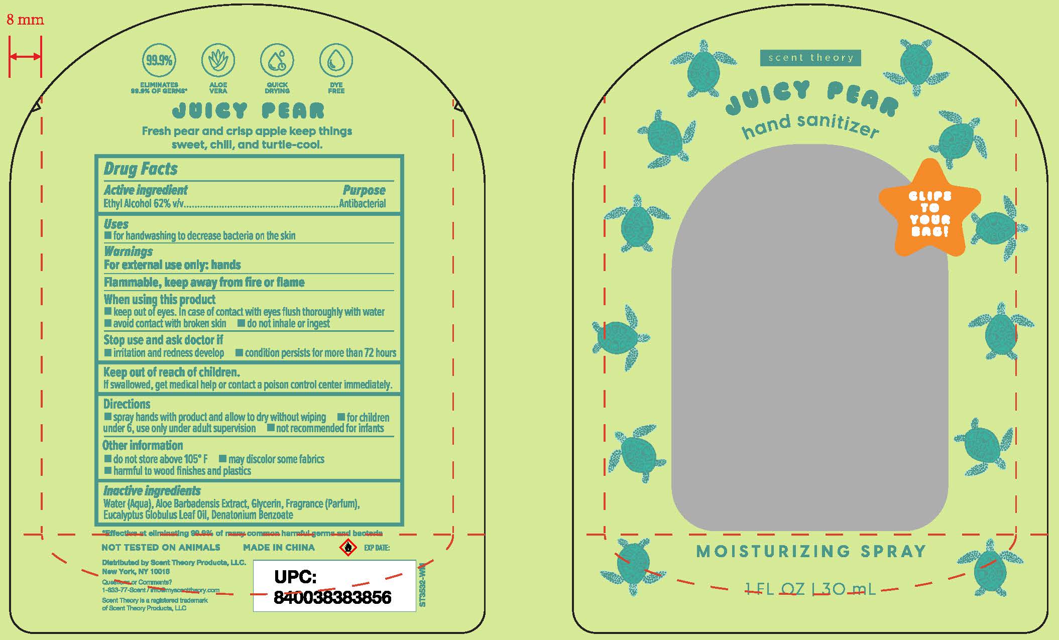 Pill image for hand sanitizer juicy pear (76891-164-02)