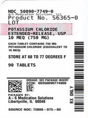 Pill image for These Highlights Do Not Include All The Information Needed To Use Potassium Chloride Extended-release Tablets Safely And Effectively. See Full Prescribing Information For Potassium Chloride Extended-release Tablets.