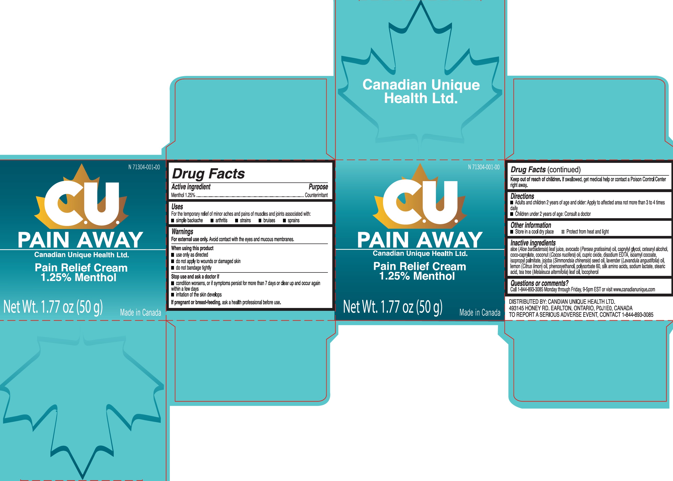 Pill image for Cu Pain Away Pain Relief