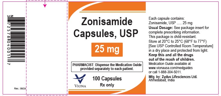 Pill image for Zonisamide Capsules