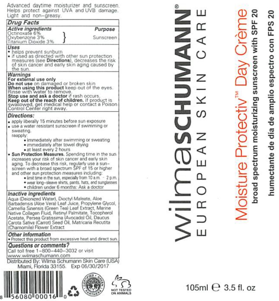 Pill image for Wilma Schumann Moisture Protektiv Day Cream Spf-20