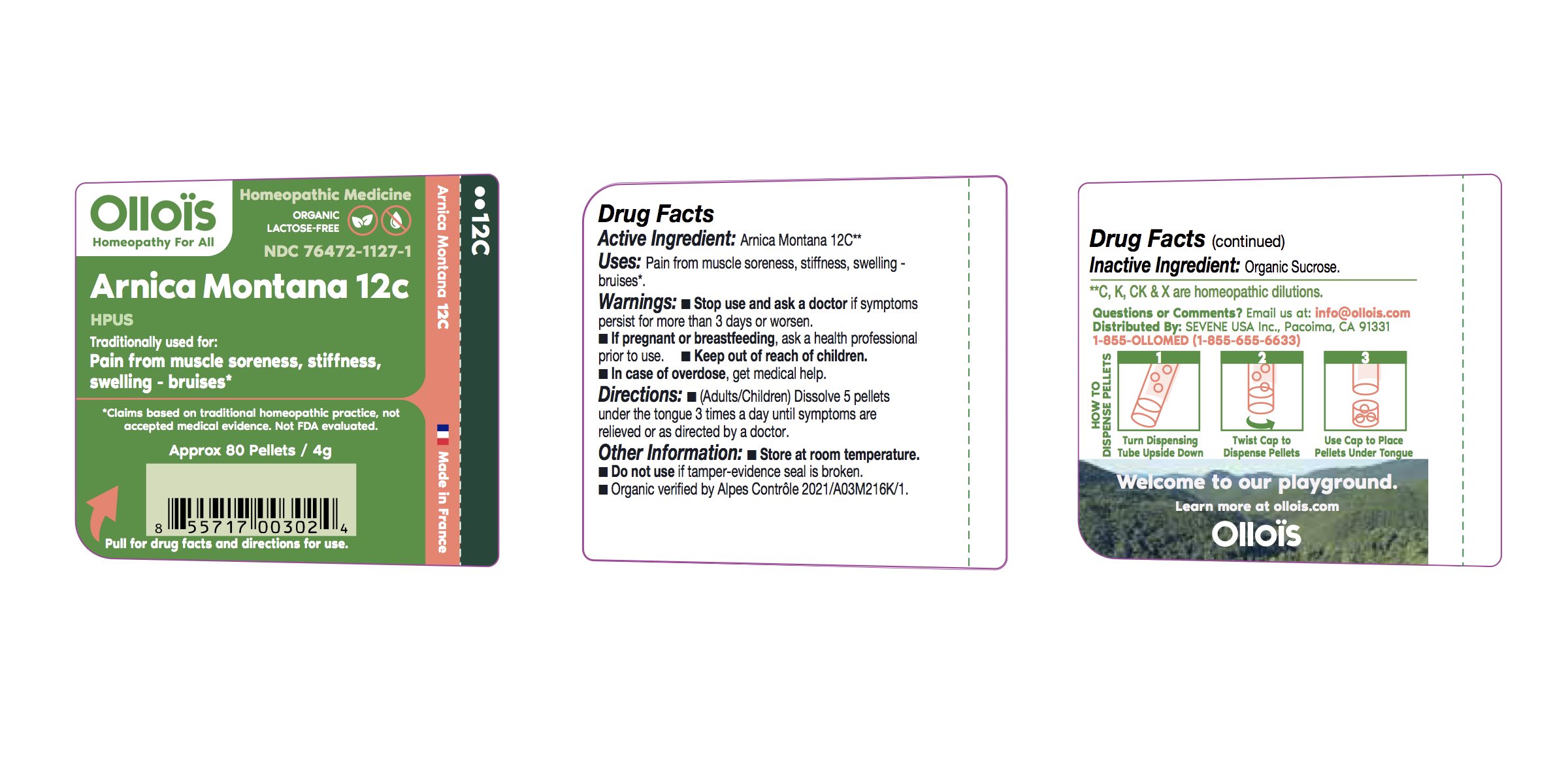 Pill image for Sevene Usa (as Pld) - Arnica Montana 12c (76472-1127)