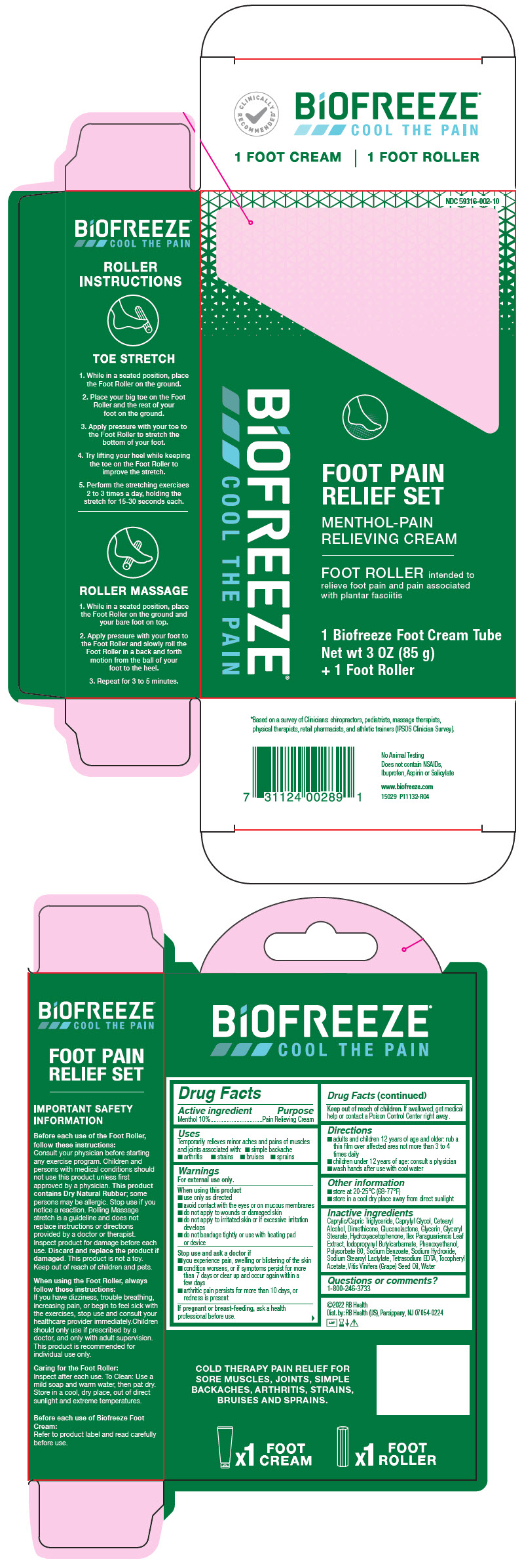 Pill image for Biofreeze Foot Pain Relief Set