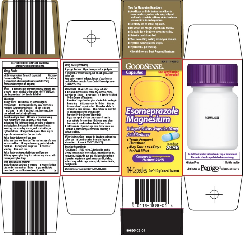 Pill image for Perrigo Esomeprazole Magnesium Drug Facts