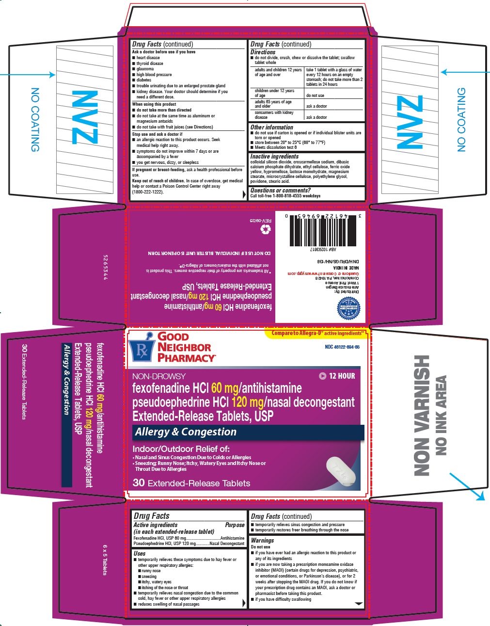 Pill image for Fexofenadine Hydrochloride And Pseudoephedrine Hydrochloride