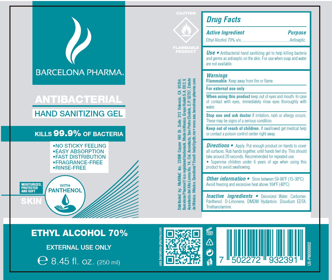 Pill image for Antibacterial Hand Sanitizing Gel