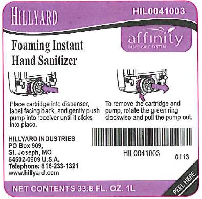 Pill image for Hillyard Foaming Instant Hand Sanitizer