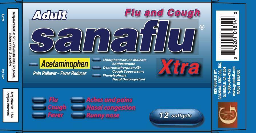 Pill image for Grandall (as Pld) - Sanaflu Xtra (48201-001)