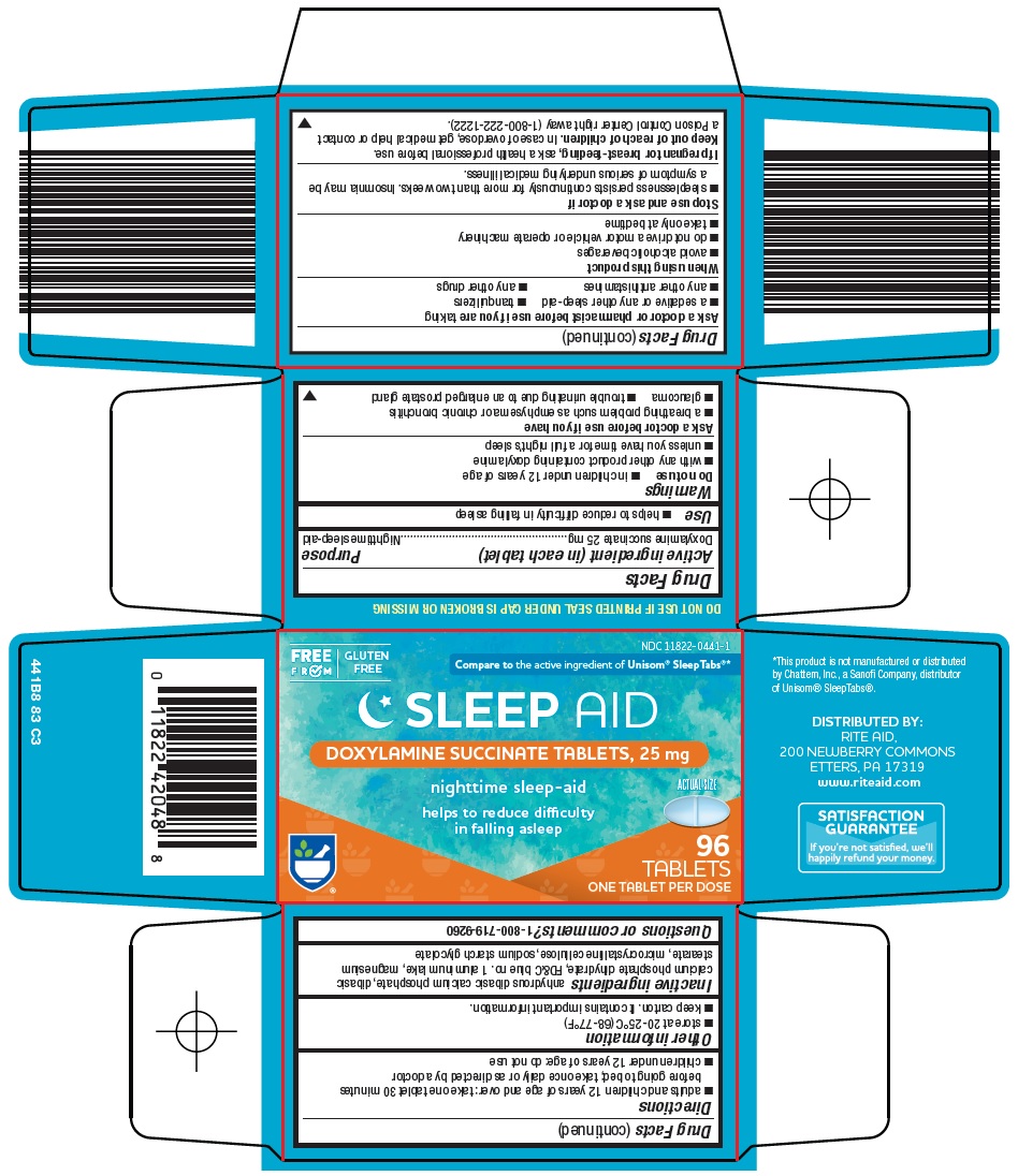Pill image for Rite Aid Corporation Sleep Aid Drug Facts