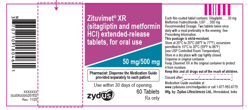 Pill image for Zituvimet® Xr (sitagliptin And Metformin Hydrochloride) Extended-release Tablets, For Oral Use