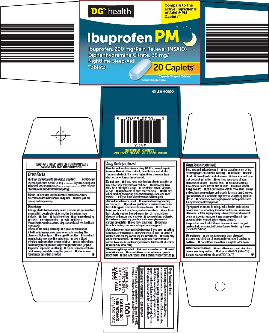 Pill image for Dolgencorp, Llc Ibuprofen Pm Drug Facts