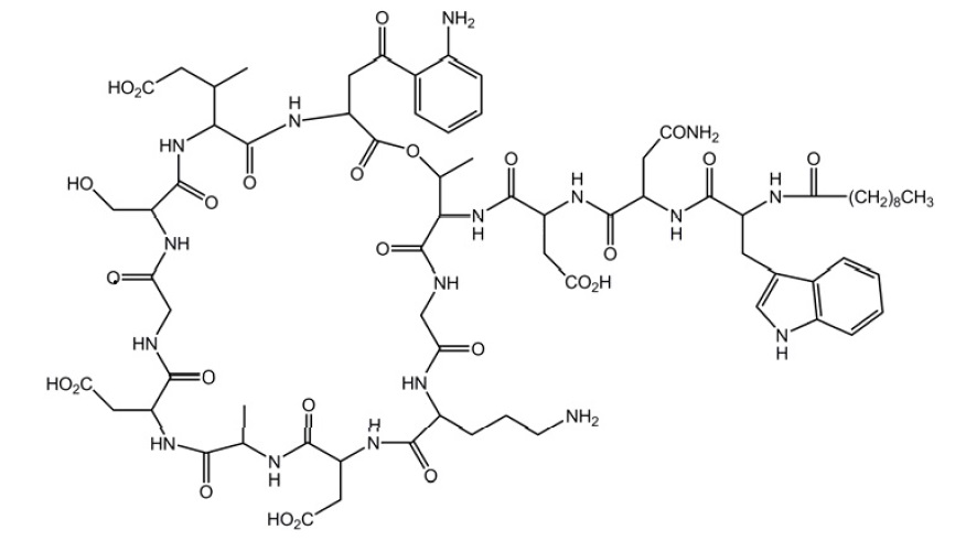 Pill image for These Highlights Do Not Include All The Information Needed To Use Daptomycin For Injection Safely And Effectively. See Full Prescribing Information For Daptomycin For Injection.