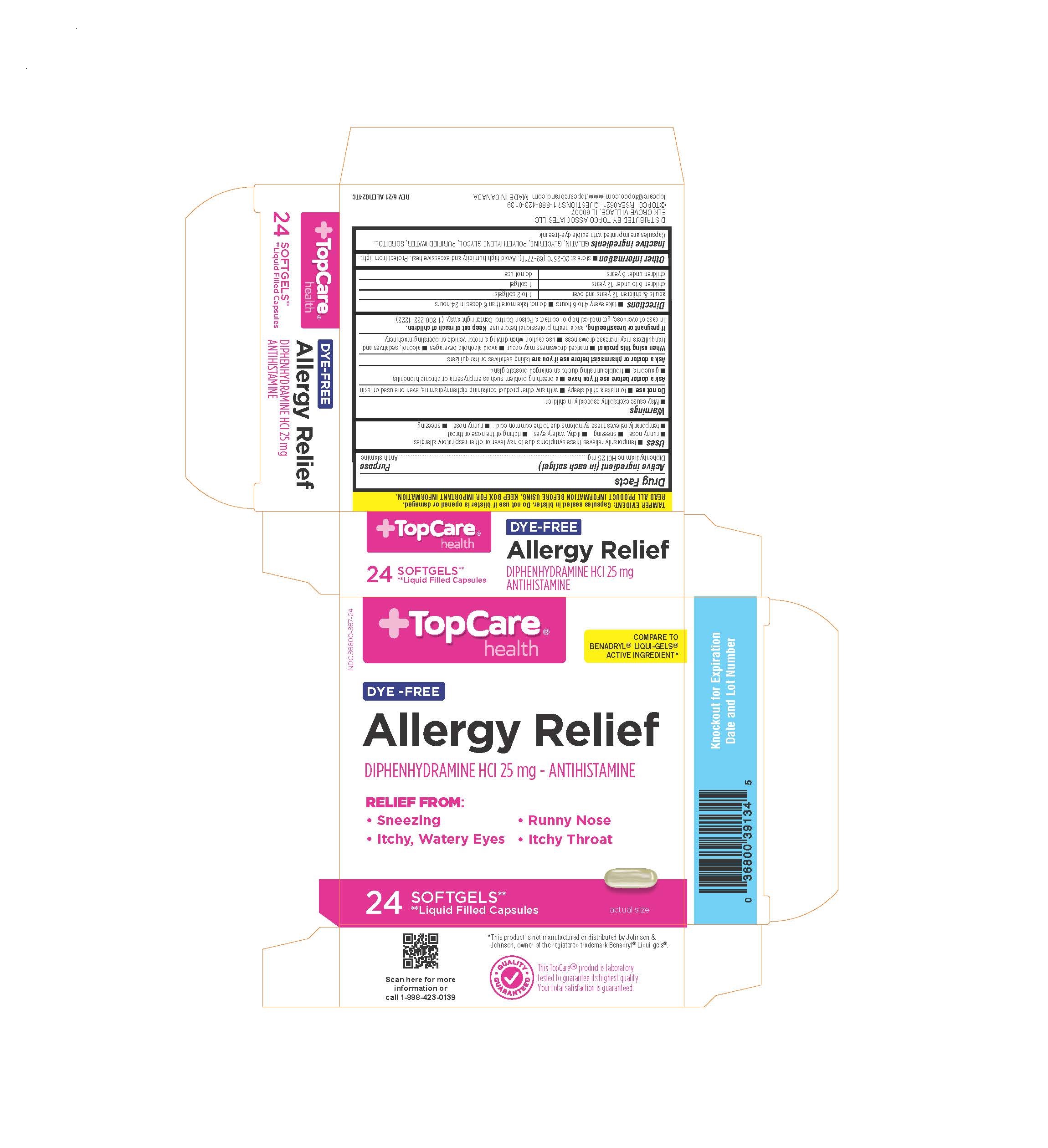 Pill image for Topcare Allergy Relief