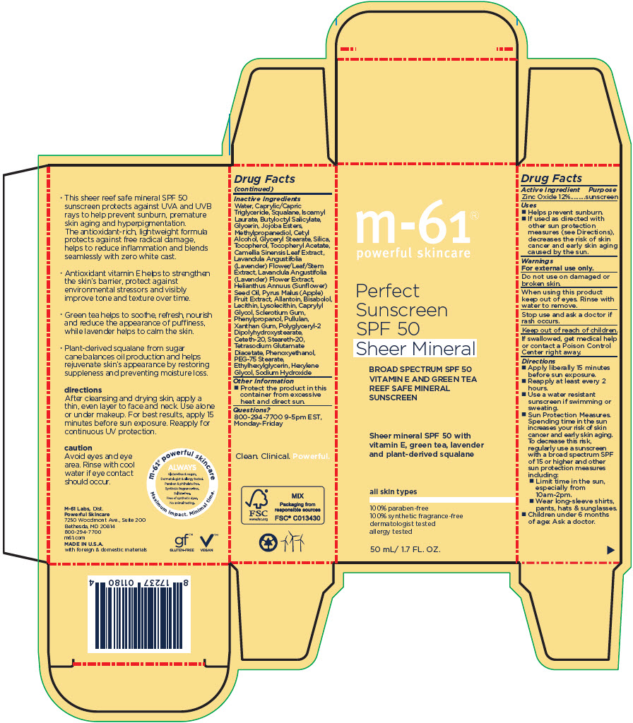 Pill image for Perfect Sunscreen Spf 50 Sheer Mineral